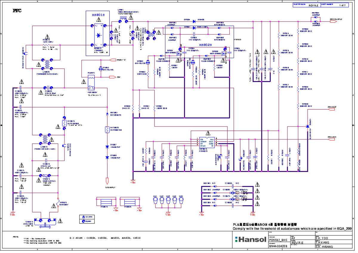 led tv power supply schematic diagram