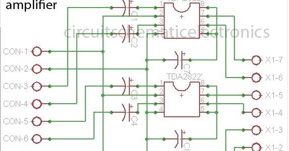 5.1 amplifier schematic diagram