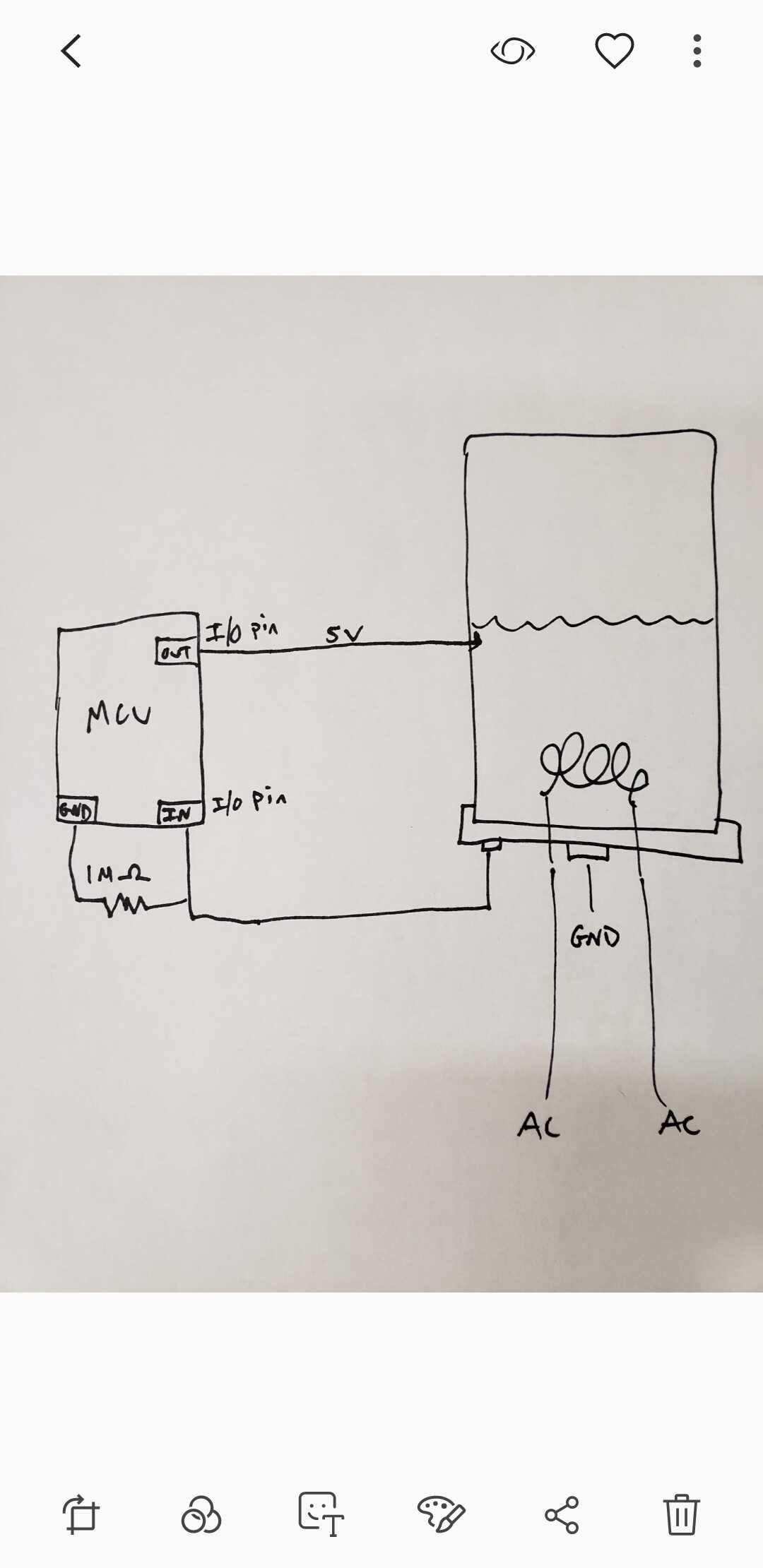 level sensor circuit diagram