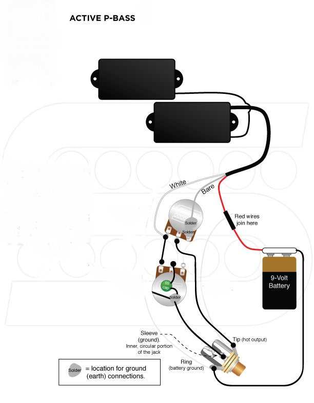 pbass wiring diagram pbass wiring diagram