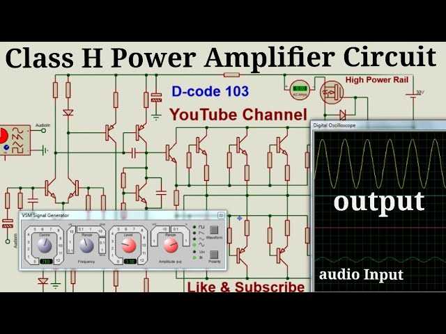 high power amplifier schematic diagram
