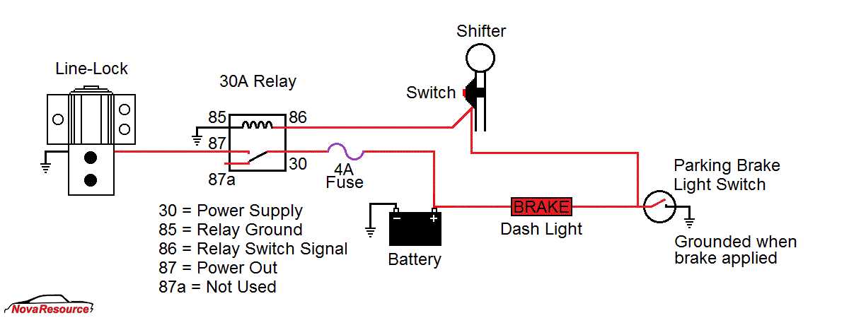 line lock wiring diagram