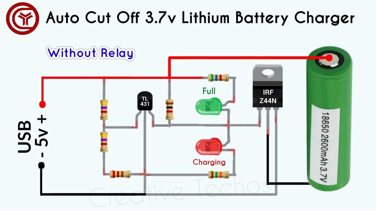 lithium battery charging circuit diagram lithium battery charging circuit diagram