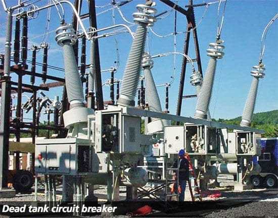 live tank circuit breaker diagram