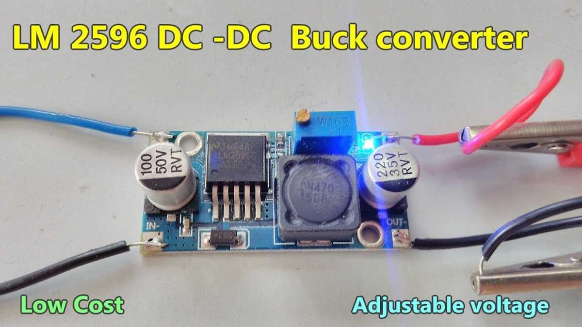 lm2596 dc dc buck converter circuit diagram