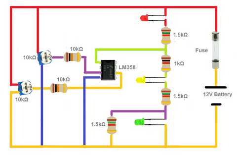 lm358 comparator circuit diagram lm358 comparator circuit diagram