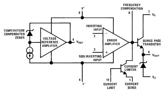lm723 ic circuit diagram