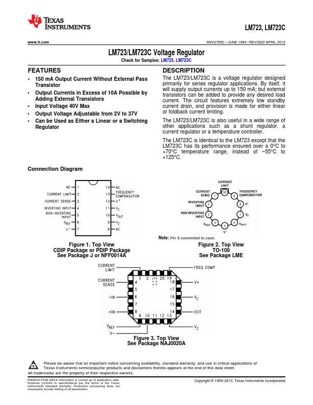 lm723 ic circuit diagram