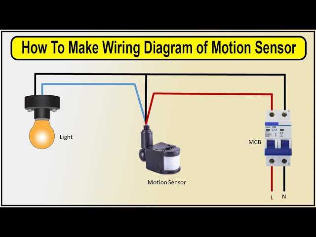 wiring diagram for motion sensor light