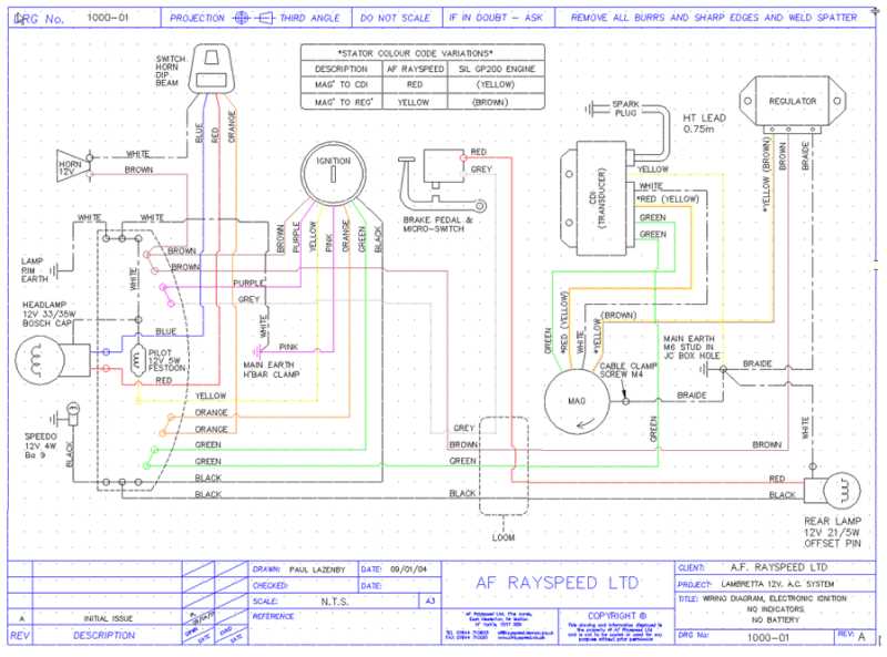 electronic ignition system circuit diagram