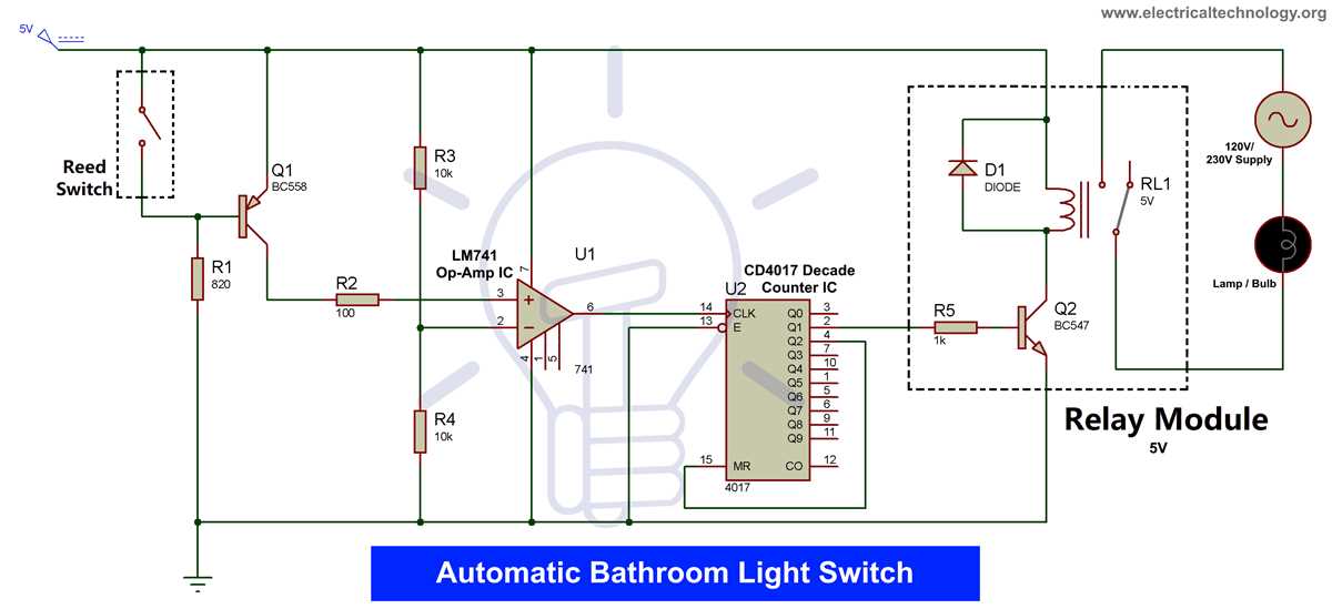 automatic ligjht control schematics diagram