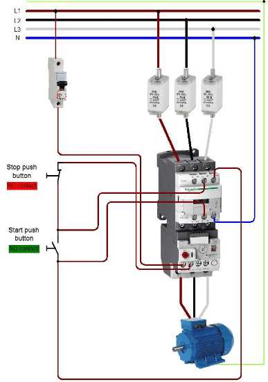 3 phase contactor wiring diagram start stop 3 phase contactor wiring diagram start stop