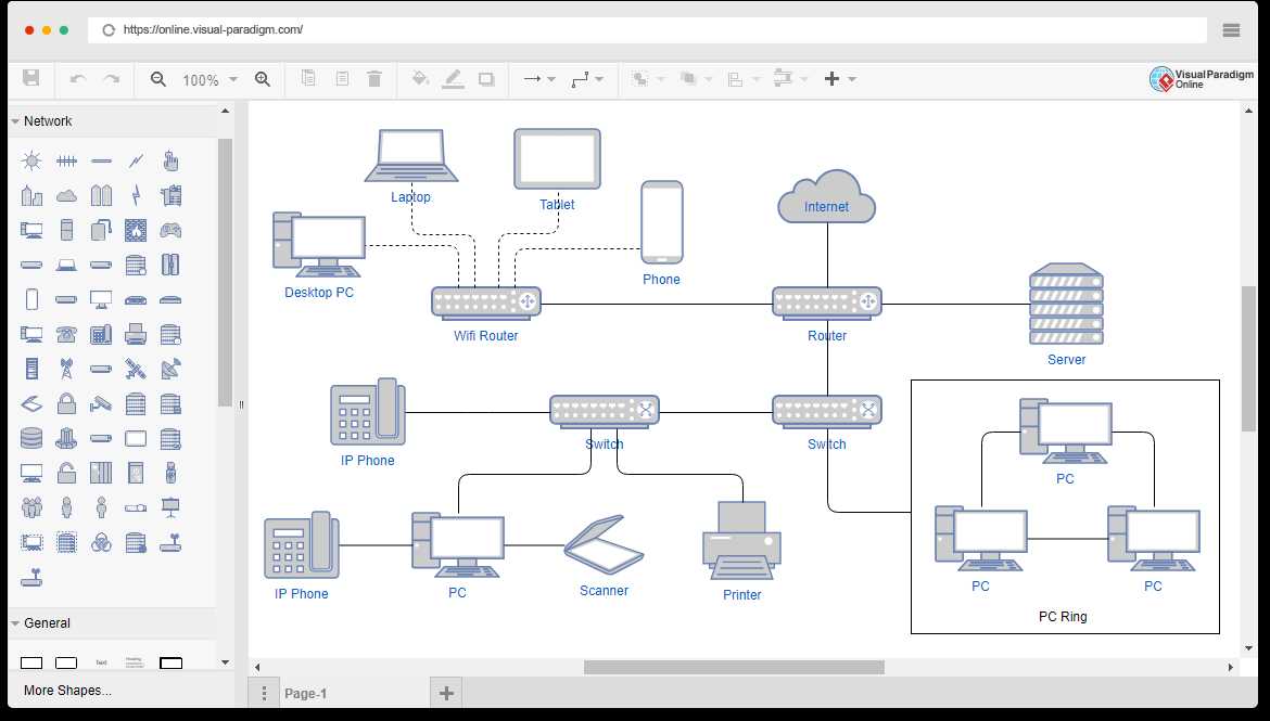 network schematic diagram software