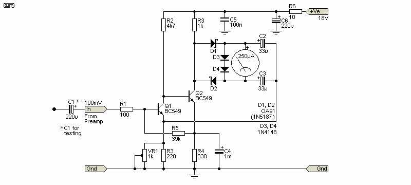 dc millivoltmeter schematic diagram