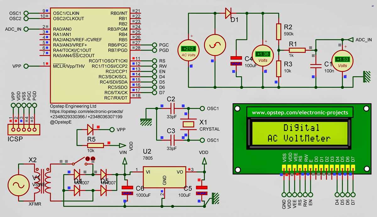 schematic diagram of digital voltmeter schematic diagram of digital voltmeter