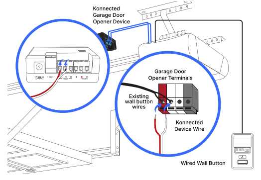 wiring diagram for garage door opener
