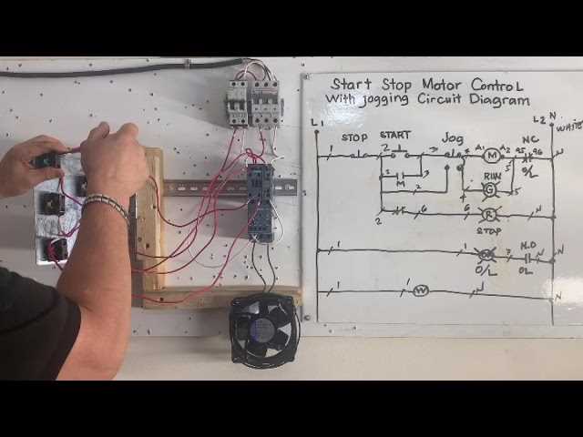 start stop circuit diagram