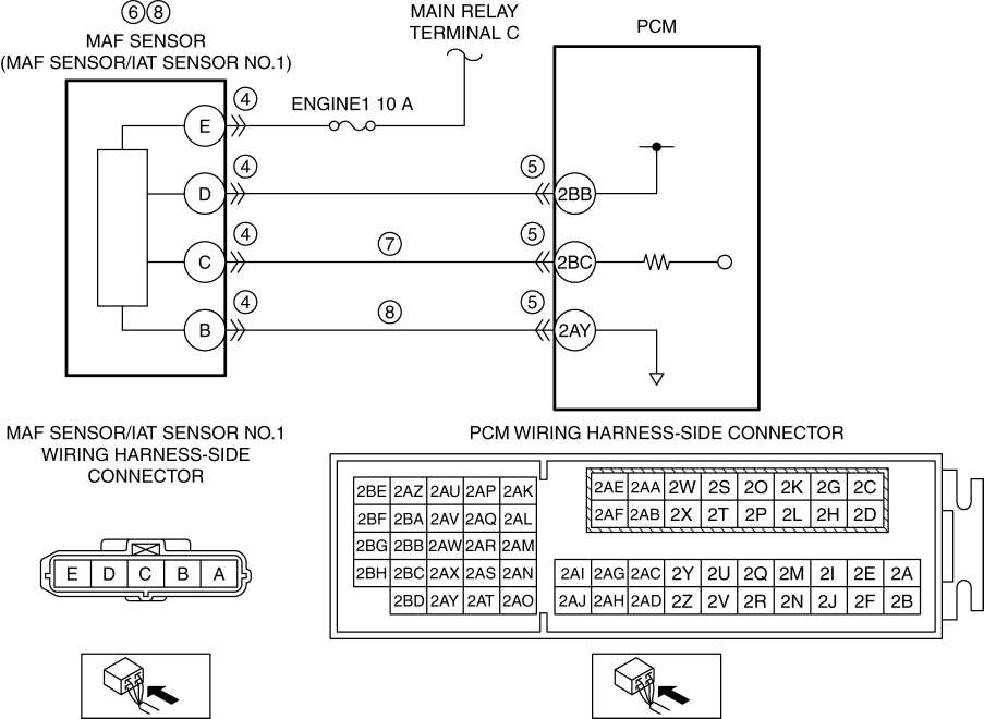 maf sensor wiring diagram