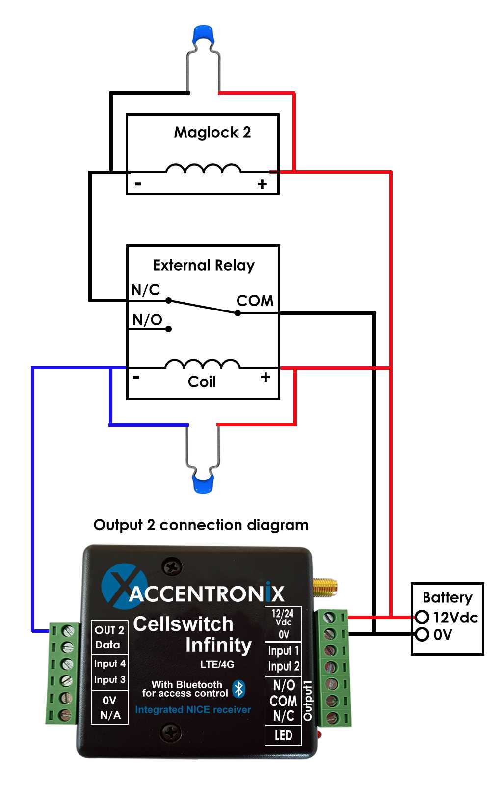 maglock wiring diagram