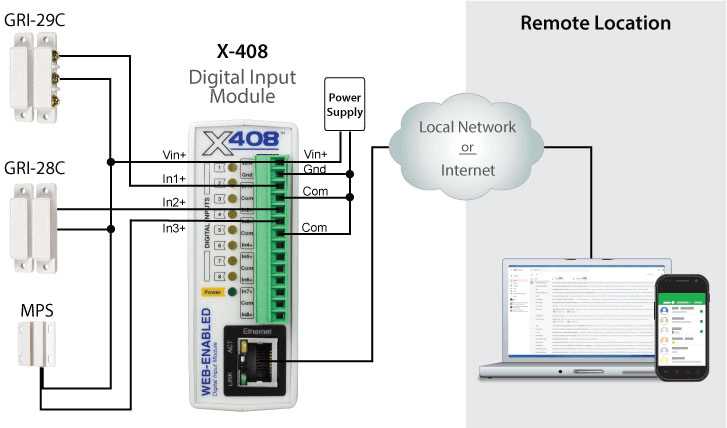 magnetic door sensor circuit diagram