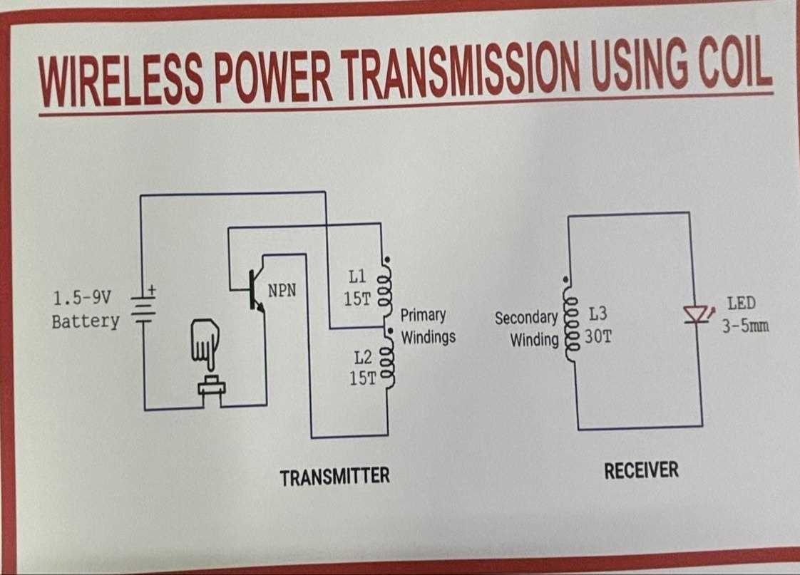 circuit diagram for wireless power transmission