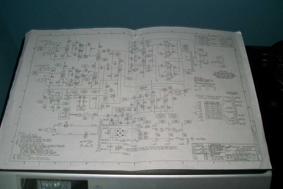 fender twin reverb circuit diagram
