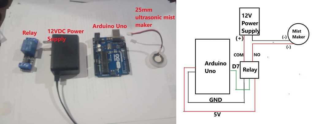 mist maker circuit diagram mist maker circuit diagram