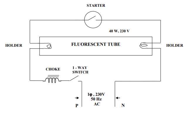 mercury lamp circuit diagram