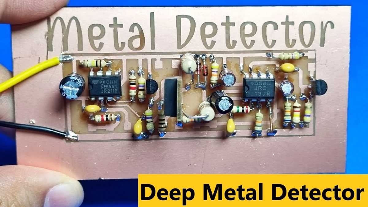 metal detector diagram circuit