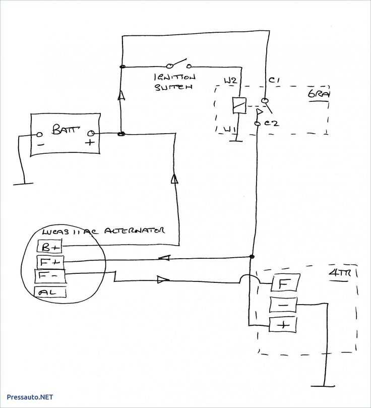 three wire 3 wire alternator wiring diagram