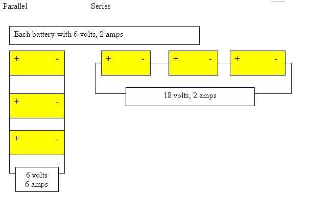 parallel circuit diagram battery