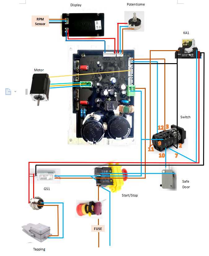 milling machine circuit diagram