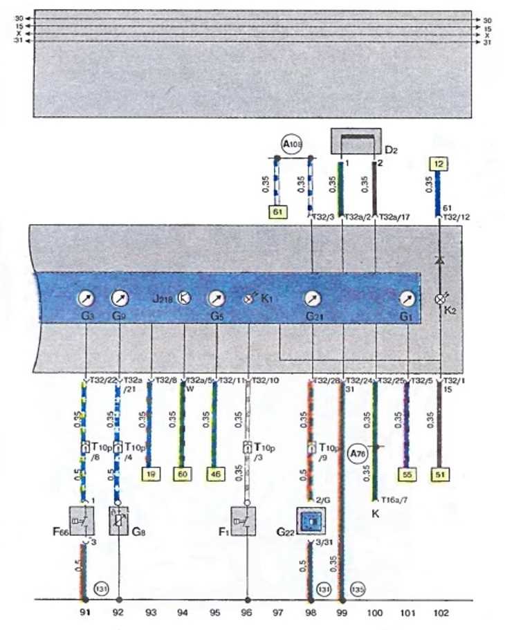 wiring diagram for instrument cluster