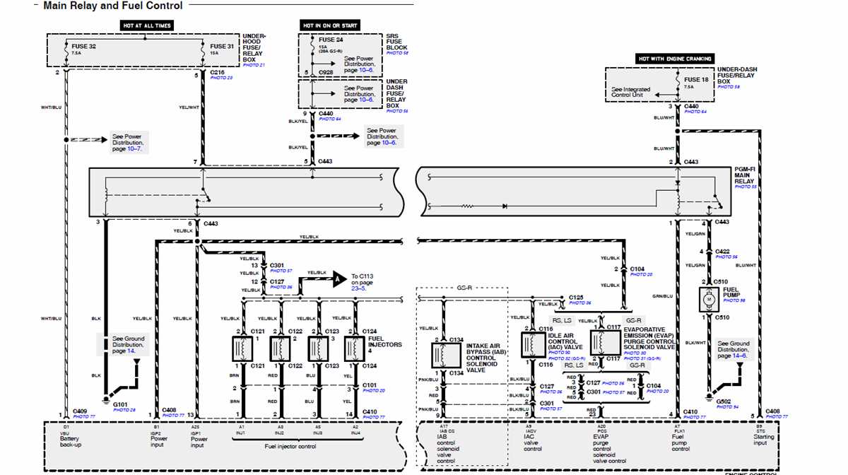 1994 honda accord fuel pump wiring diagram