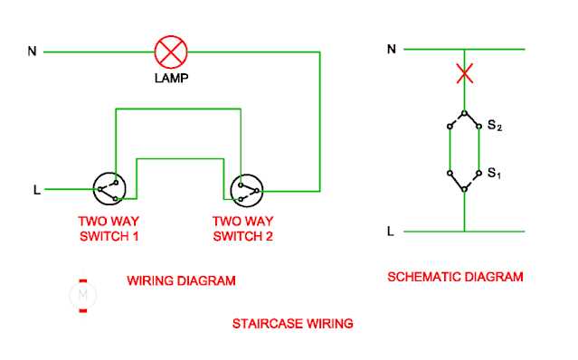 staircase circuit diagram staircase circuit diagram