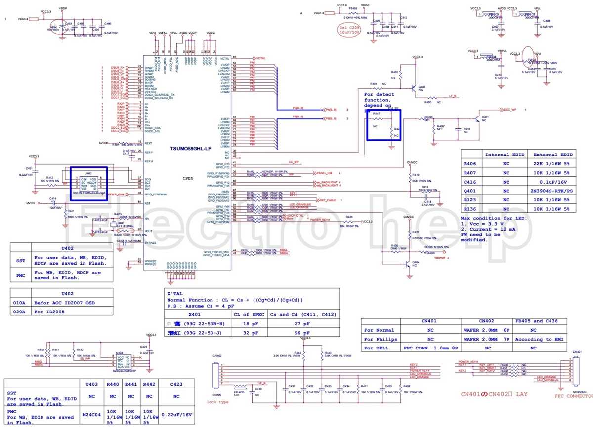 monitor circuit diagram