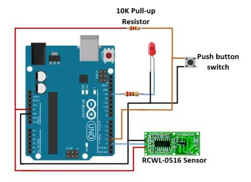 arduino radar circuit diagram