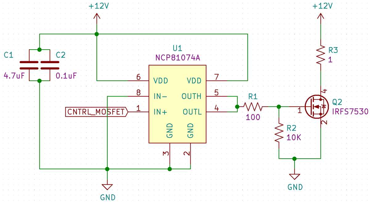 mosfet driver circuit diagram