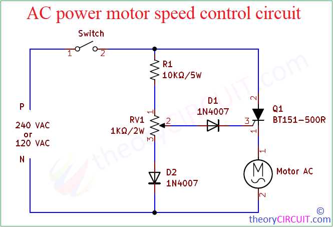motor schematic diagram