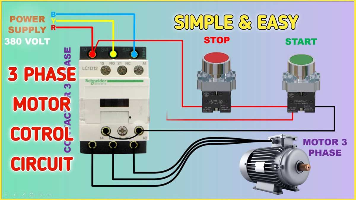 motor starter wiring diagram 3 phase