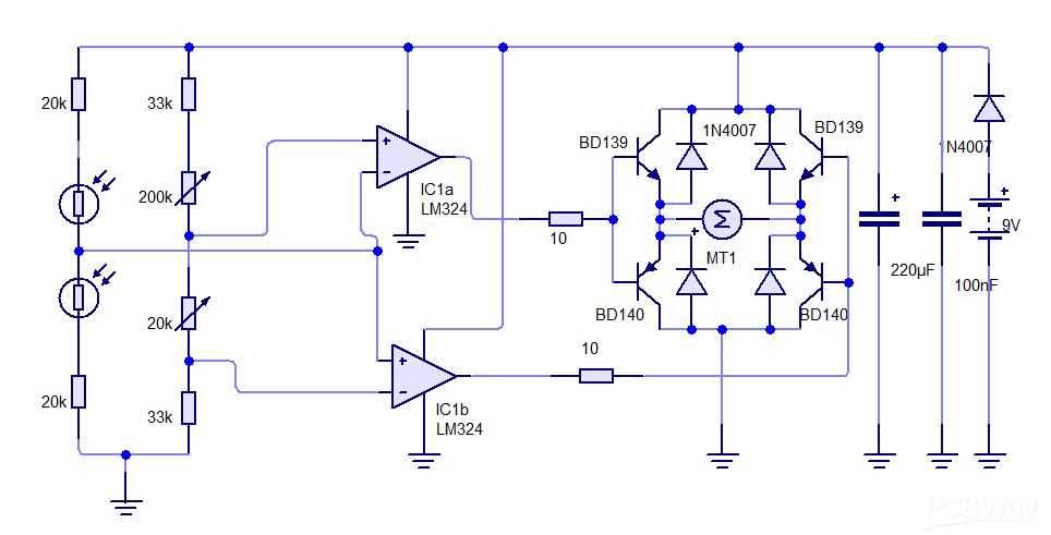 dual axis solar tracker using arduino circuit diagram