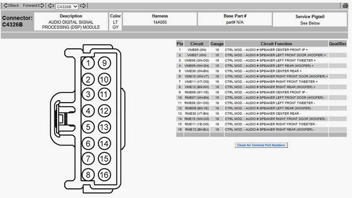 2006 ford taurus stereo wiring diagram
