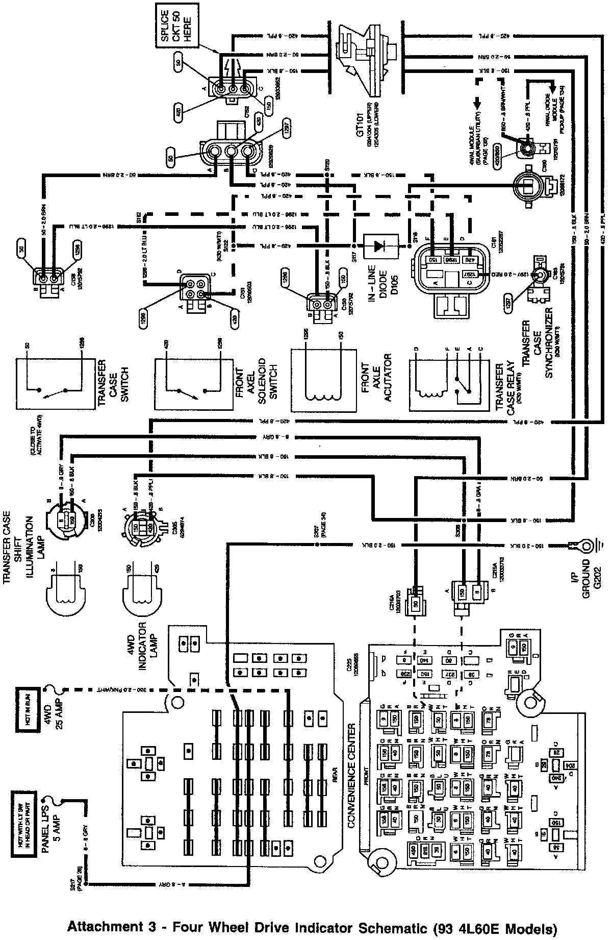 4l60e transfer case wiring diagram