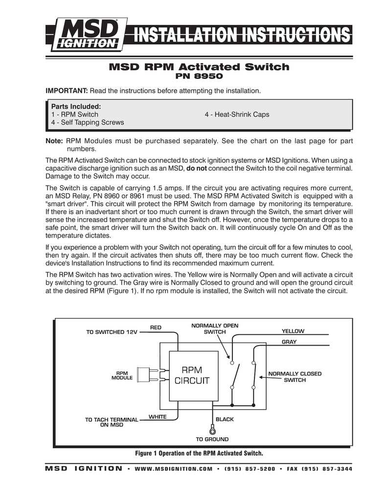 msd rpm activated switch wiring diagram msd rpm activated switch wiring diagram