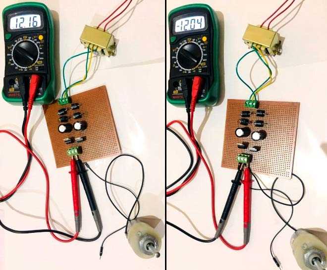 12v dc adapter circuit diagram