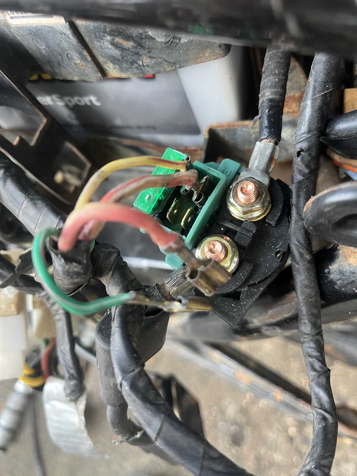 motorcycle starter solenoid wiring diagram