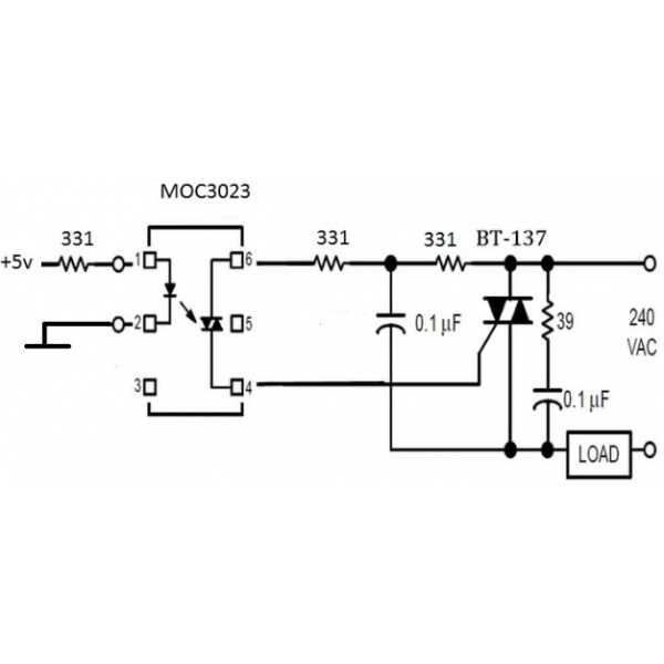 moc3023 schematic diagram