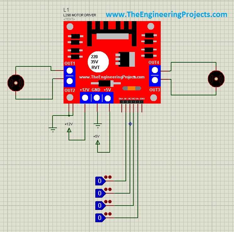 l298 motor driver circuit diagram