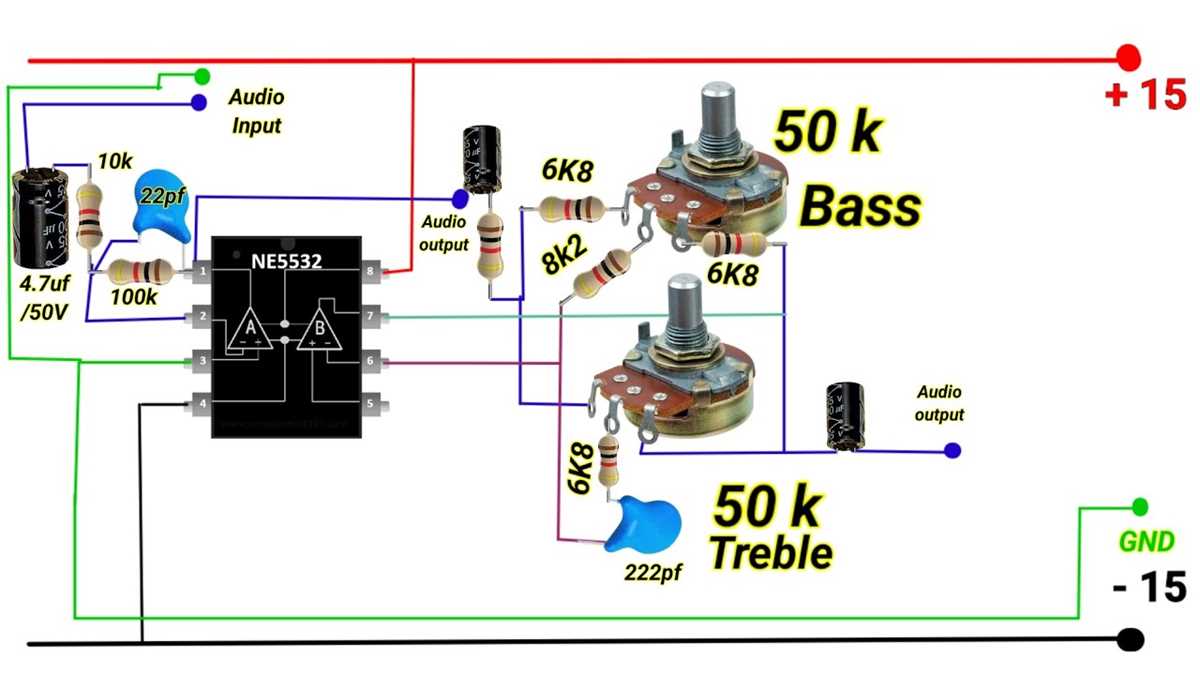 ne5532 subwoofer filter circuit diagram