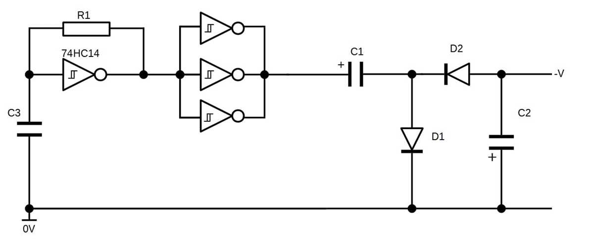 negative voltage regulator circuit diagram